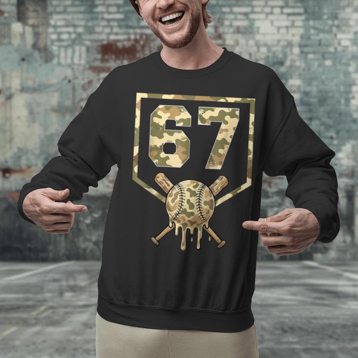 Dripping Camo 67 Baseball Ice Cream Drip 6-7 Six Seven Boy Unisex Sweatshirt Dripping Camo 67 Baseball Ice Cream Drip 6-7 Six Seven Boy Unisex Sweatshirt