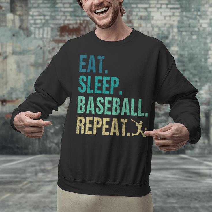 Eat Sleep Baseball Repeat Baseball Player Baseball Unisex Sweatshirt Eat Sleep Baseball Repeat Baseball Player Baseball Unisex Sweatshirt