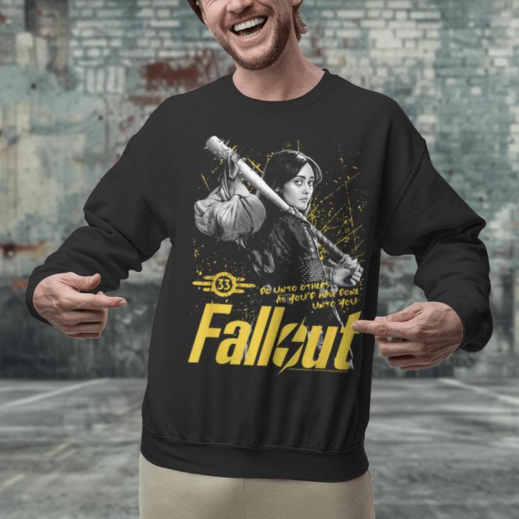 Fallout TV Series Lucy Do Unto Others Baseball Bat Gamer Unisex Sweatshirt Fallout TV Series Lucy Do Unto Others Baseball Bat Gamer Unisex Sweatshirt