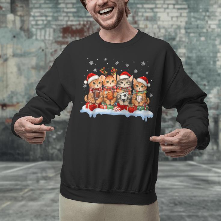 Football Baseball Basketball Player Sport Christmas Unisex Sweatshirt