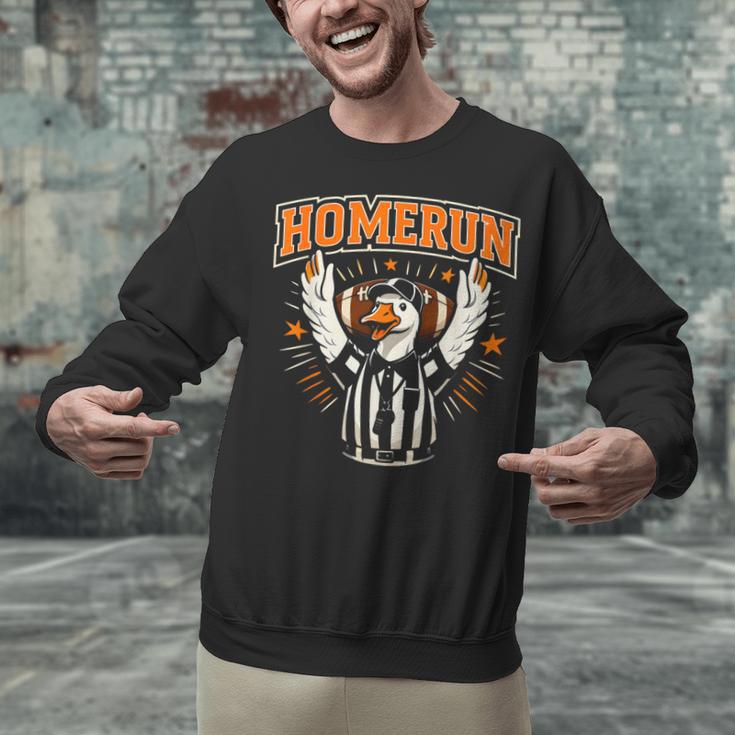 Football Referee Touchdown Baseball Homerun Goose Unisex Sweatshirt