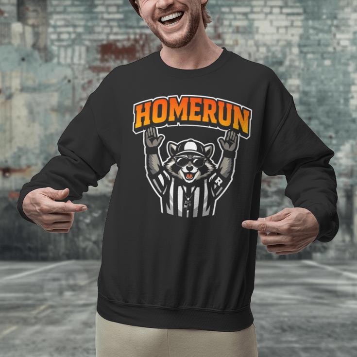 Football Referee Touchdown Baseball Homerun Raccoon Unisex Sweatshirt Football Referee Touchdown Baseball Homerun Raccoon Unisex Sweatshirt