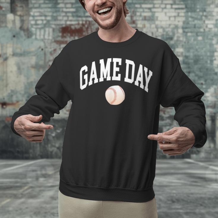 Game Day Baseball Player And Fan Graphic Unisex Sweatshirt