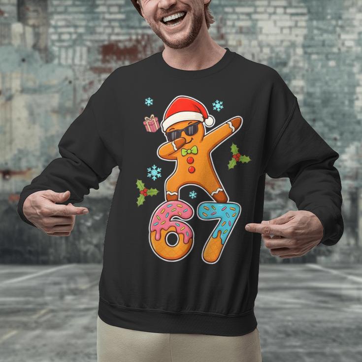 Gingerbread Six Seven 67 Ice Cream Drip Baseball Unisex Sweatshirt
