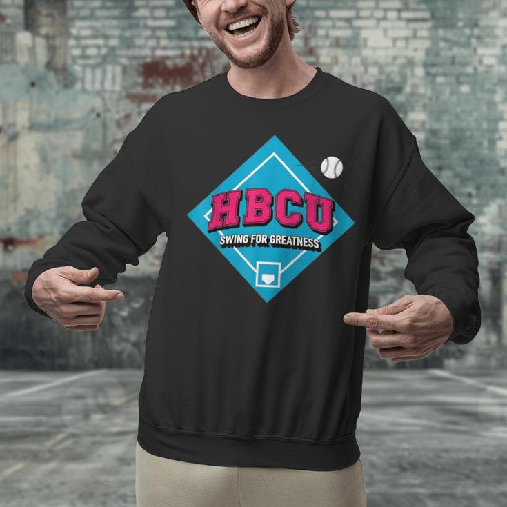 HBCU Swing For Greatness Baseball Softball College Apparel Unisex Sweatshirt HBCU Swing For Greatness Baseball Softball College Apparel Unisex Sweatshirt