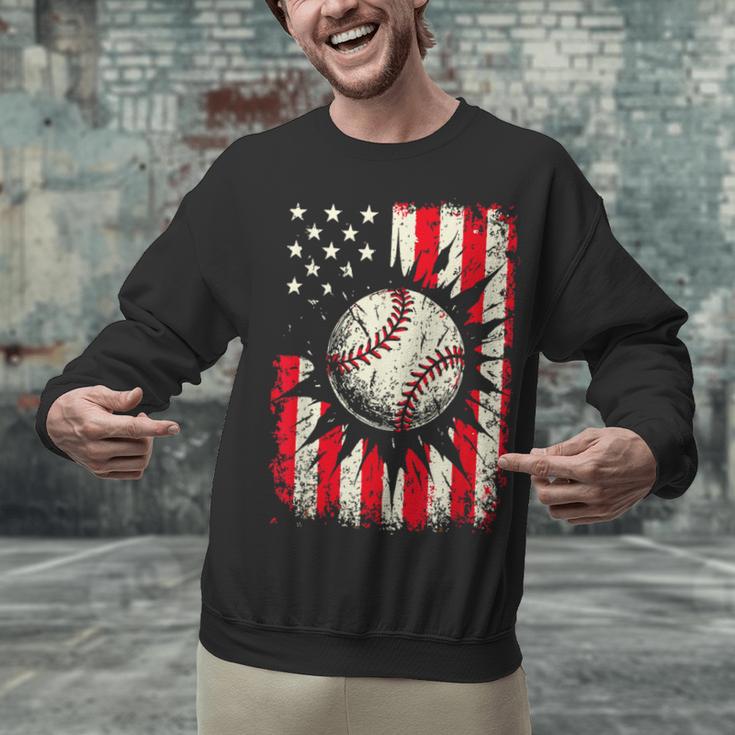 Ice Cream Baseball Drip Respect The Drip Youth Boy Baseball Unisex Sweatshirt