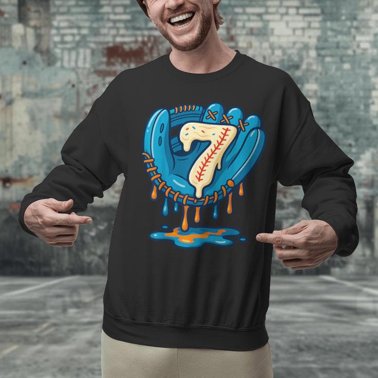 Ice Cream Baseball Glove 7th Birthday Edition Unisex Sweatshirt Ice Cream Baseball Glove 7th Birthday Edition Unisex Sweatshirt