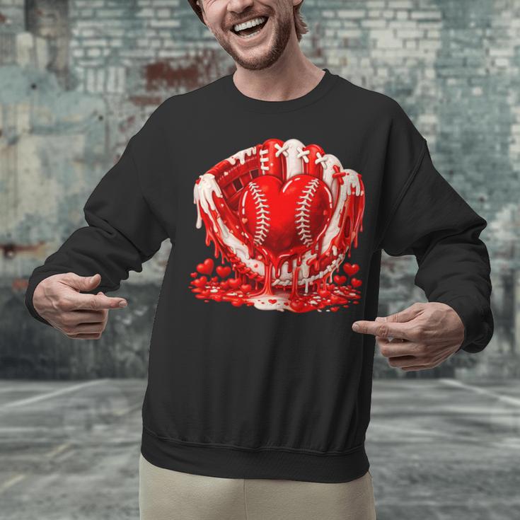 Ice Cream Drip Heart Valentines Day Baseball Boys Youth Kids Unisex Sweatshirt Ice Cream Drip Heart Valentines Day Baseball Boys Youth Kids Unisex Sweatshirt