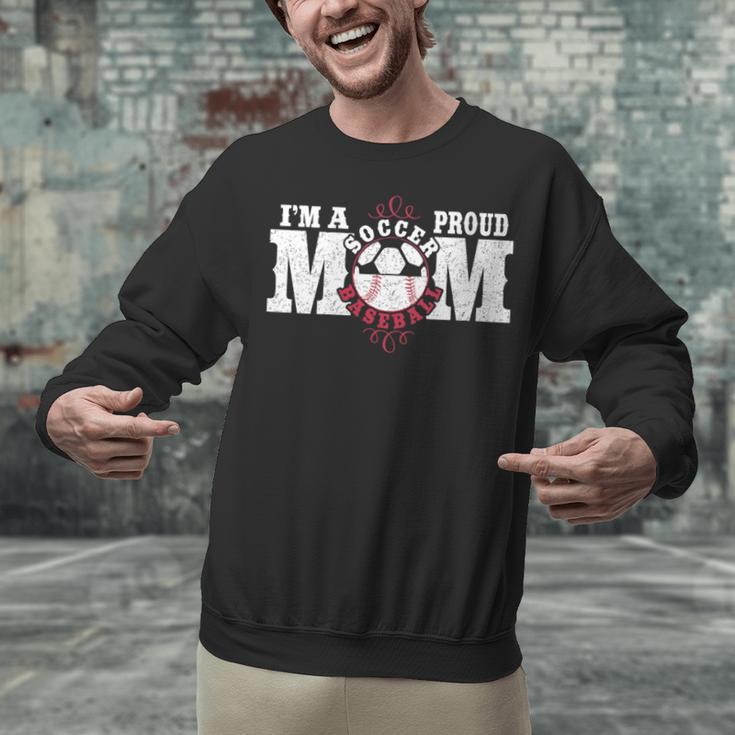 I'm a Proud Soccer Baseball Mom Unisex Sweatshirt