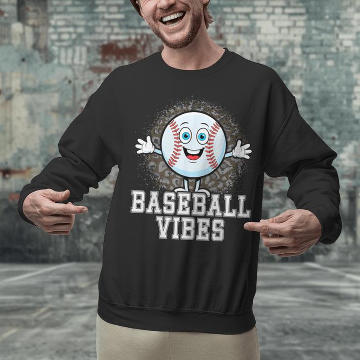 Leopard Baseball Vibes Game Day Softball Life Mom Unisex Sweatshirt Leopard Baseball Vibes Game Day Softball Life Mom Unisex Sweatshirt