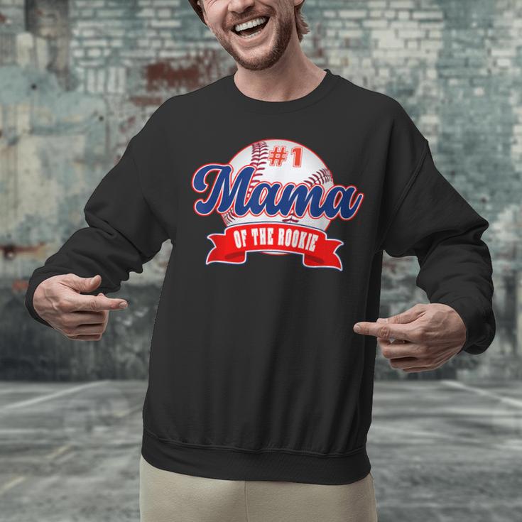 Mama Rookie Of Year 1st Birthday Baseball Theme Matching Unisex Sweatshirt Mama Rookie Of Year 1st Birthday Baseball Theme Matching Unisex Sweatshirt