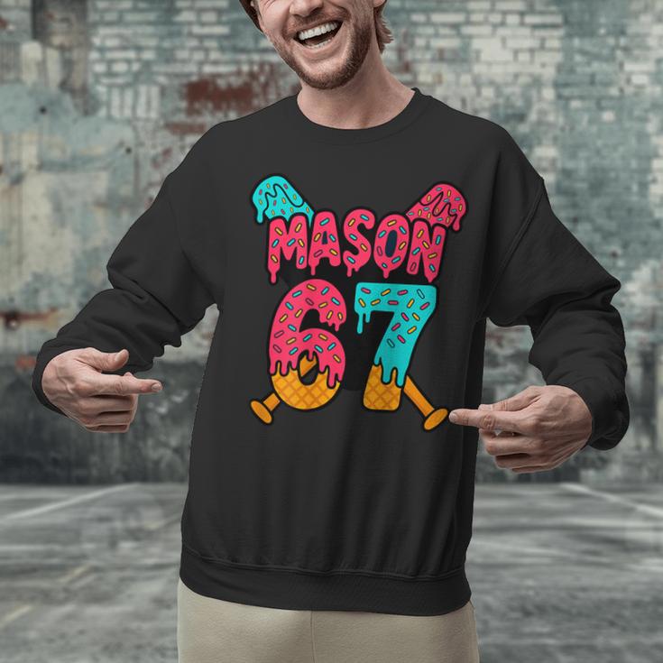 Mason 67 Ice Cream Drip Baseball Meme Unisex Sweatshirt Mason 67 Ice Cream Drip Baseball Meme Unisex Sweatshirt