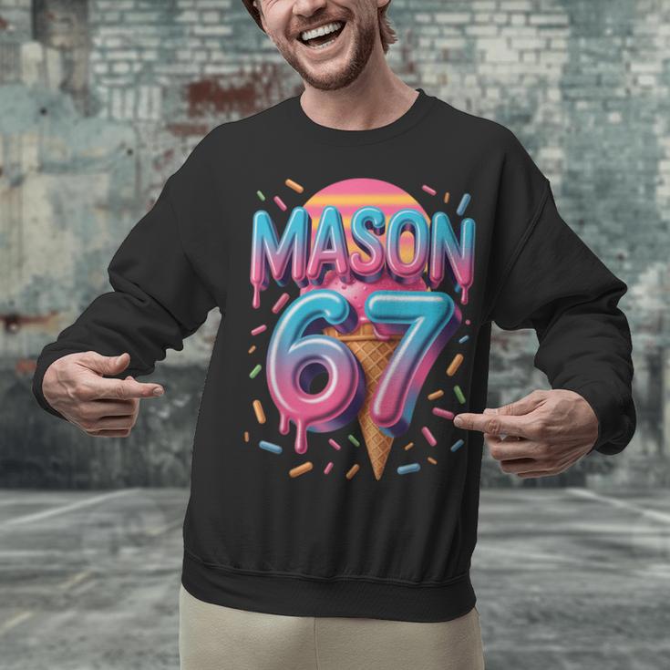 Mason 67 Meme Ice Cream Baseball Drip Unisex Sweatshirt Mason 67 Meme Ice Cream Baseball Drip Unisex Sweatshirt