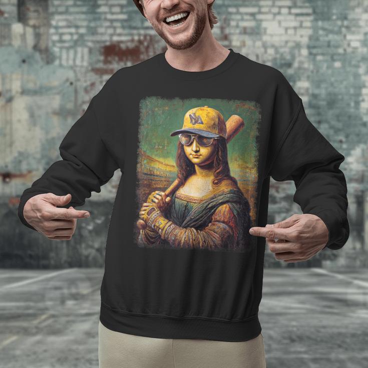 Mona Lisa Baseball Trending Aesthetic Streetwear Unisex Sweatshirt Mona Lisa Baseball Trending Aesthetic Streetwear Unisex Sweatshirt