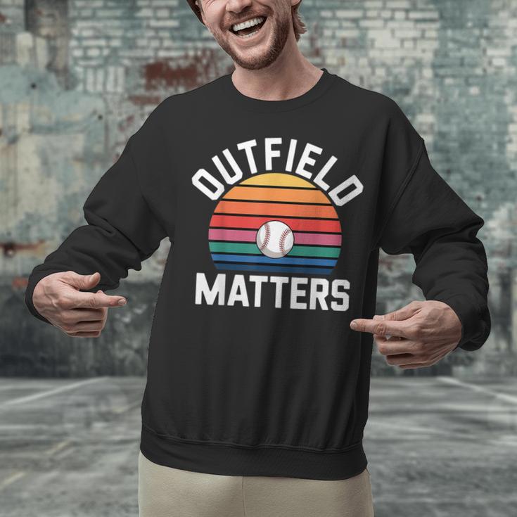 Outfield Matters Baseball Outfielder Athlete Sports Unisex Sweatshirt Outfield Matters Baseball Outfielder Athlete Sports Unisex Sweatshirt