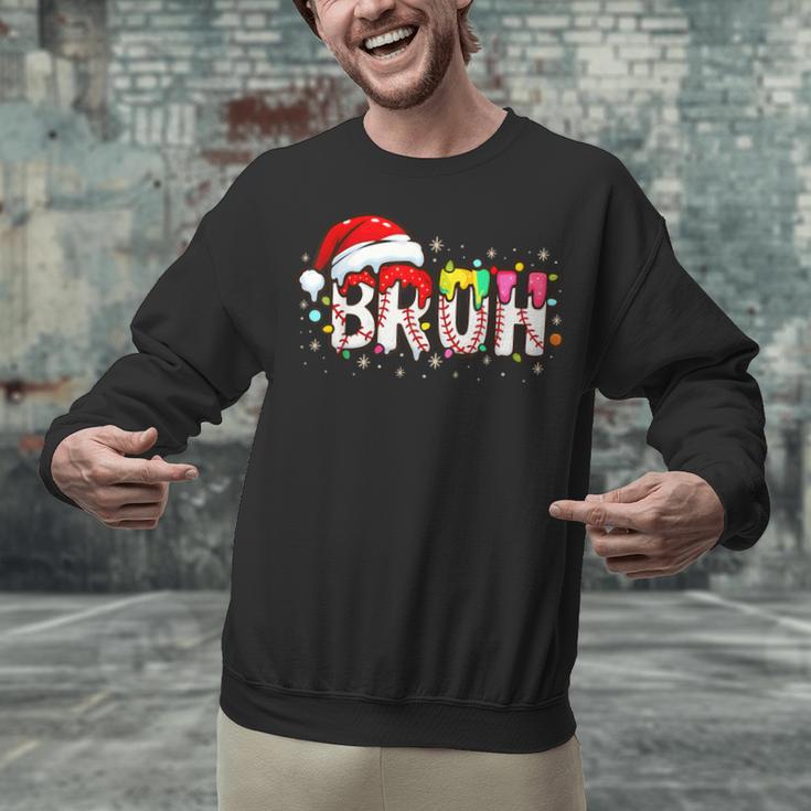 Santa Bruh Baseball Christmas Xmas Meme Pajamas Family Unisex Sweatshirt Santa Bruh Baseball Christmas Xmas Meme Pajamas Family Unisex Sweatshirt