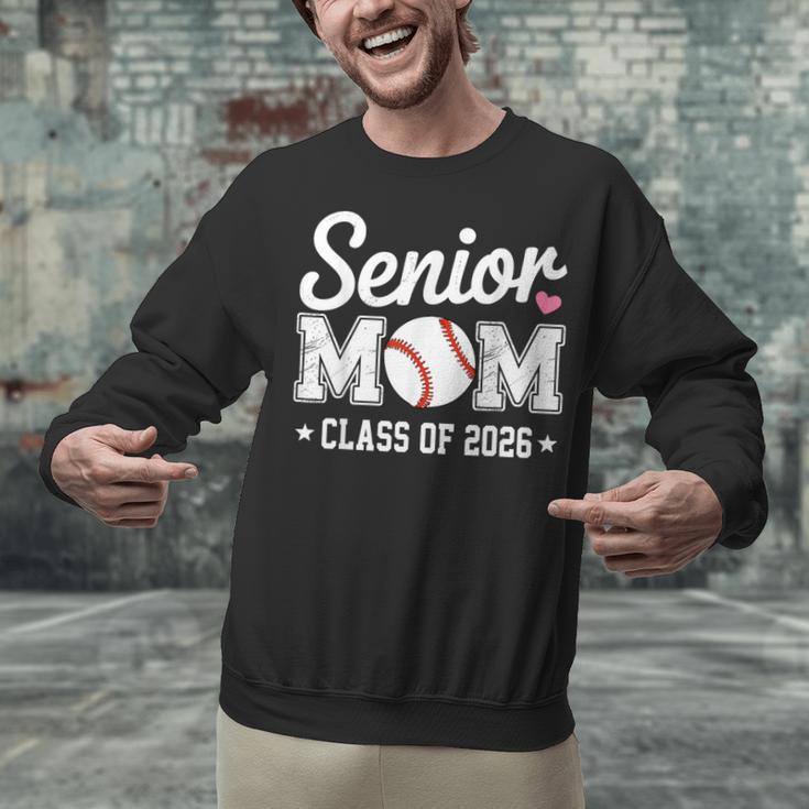 Senior Mom Class Of 2026 Baseball Retro Mom Graduation 2026 Unisex Sweatshirt