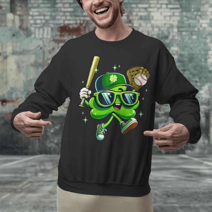 Shamrock Lucky Clover Baseball Patricks Day Family Matching Unisex Sweatshirt Shamrock Lucky Clover Baseball Patricks Day Family Matching Unisex Sweatshirt