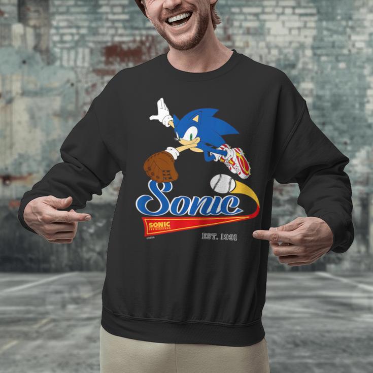 Sonic The Hedgehog Sonic Baseball Est 1991 Unisex Sweatshirt Sonic The Hedgehog Sonic Baseball Est 1991 Unisex Sweatshirt