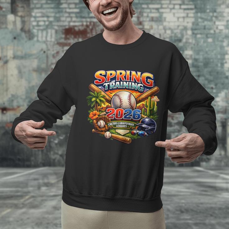 Spring Training 2026 Baseball Fan Retro Palm Cactus Unisex Sweatshirt Spring Training 2026 Baseball Fan Retro Palm Cactus Unisex Sweatshirt