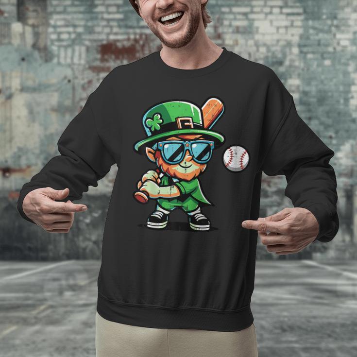 St Patricks Day Leprechaun Baseball Saint Paddys Boys Men Unisex Sweatshirt St Patricks Day Leprechaun Baseball Saint Paddys Boys Men Unisex Sweatshirt