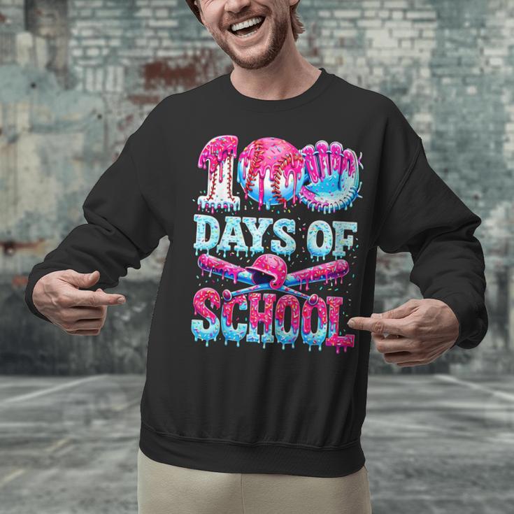 Survived 100 Days Of School Baseball Ice Cream Drip Boy Kids Unisex Sweatshirt Survived 100 Days Of School Baseball Ice Cream Drip Boy Kids Unisex Sweatshirt