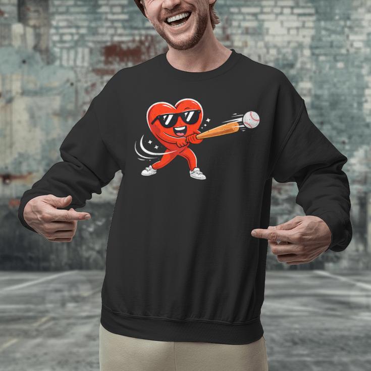 Valentine Baseball Heart Sport Valentines Day Men Boys Kids Unisex Sweatshirt Valentine Baseball Heart Sport Valentines Day Men Boys Kids Unisex Sweatshirt