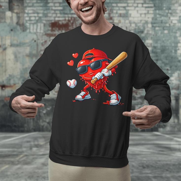Valentine Baseball Heart Sports Love Valentines Day Boys Unisex Sweatshirt Valentine Baseball Heart Sports Love Valentines Day Boys Unisex Sweatshirt