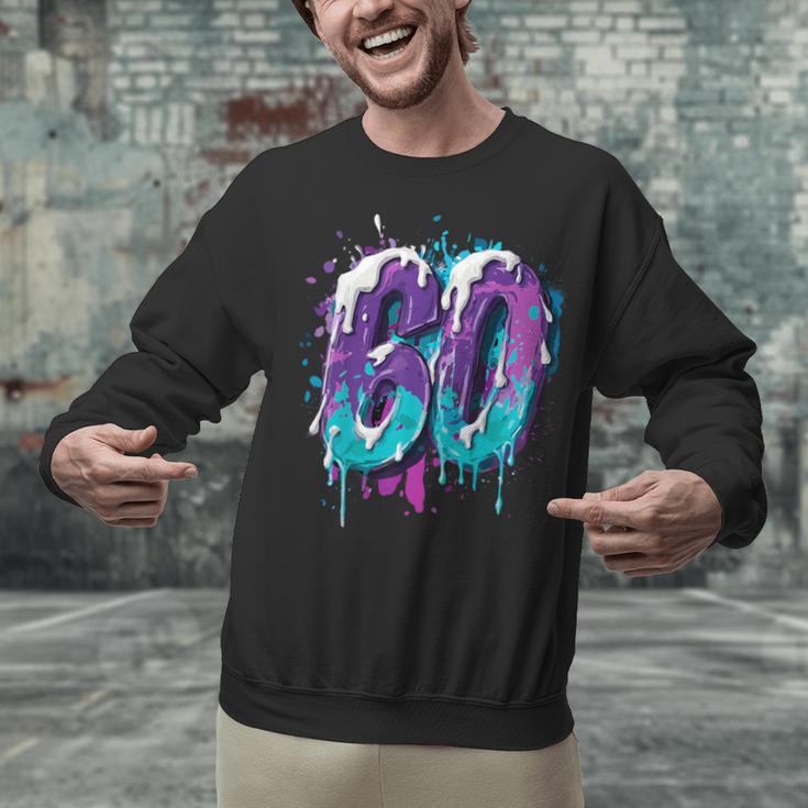 Vintage Baseball 60 Number Unisex Sweatshirt Vintage Baseball 60 Number Unisex Sweatshirt