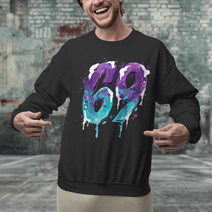 Vintage Baseball 69 Number Unisex Sweatshirt Vintage Baseball 69 Number Unisex Sweatshirt