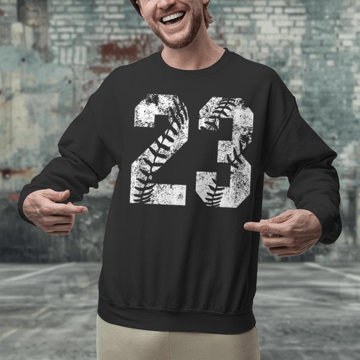 Vintage Baseball Number 23 Jersey Player Uniform Unisex Sweatshirt Vintage Baseball Number 23 Jersey Player Uniform Unisex Sweatshirt