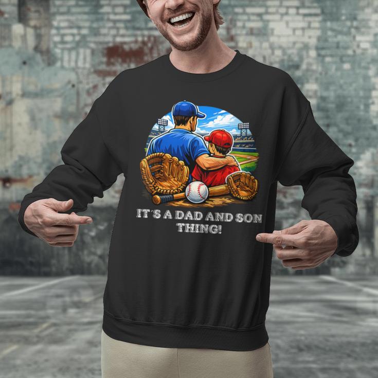 Women's Father Son Baseball Father's Day Unisex Sweatshirt Women's Father Son Baseball Father's Day Unisex Sweatshirt