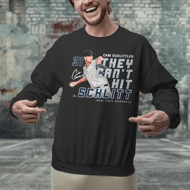 They Can't Hit Schlitt Cam Schlittler New York Baseball MLBP Unisex Sweatshirt