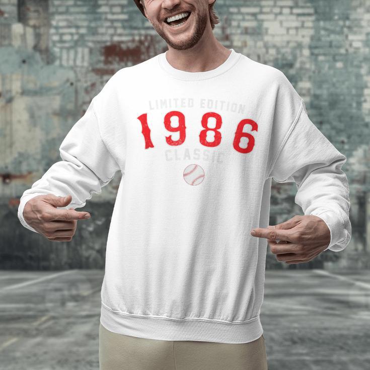 40 Year Old 1986 Classic Baseball 40th Birthday Unisex Sweatshirt 40 Year Old 1986 Classic Baseball 40th Birthday Unisex Sweatshirt