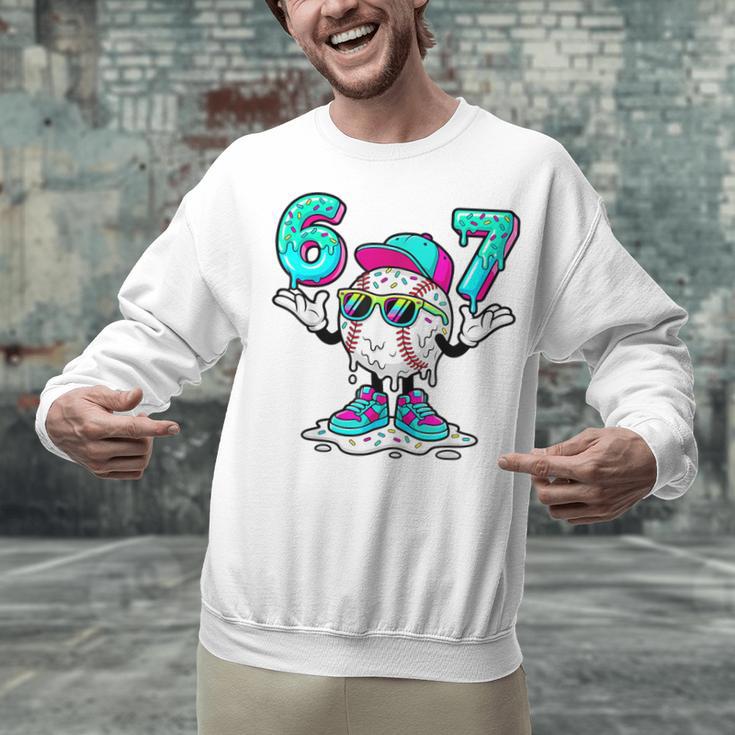 67 Baseball Drip Ice Cream 67 Baseball Men Boy Kids Unisex Sweatshirt 67 Baseball Drip Ice Cream 67 Baseball Men Boy Kids Unisex Sweatshirt