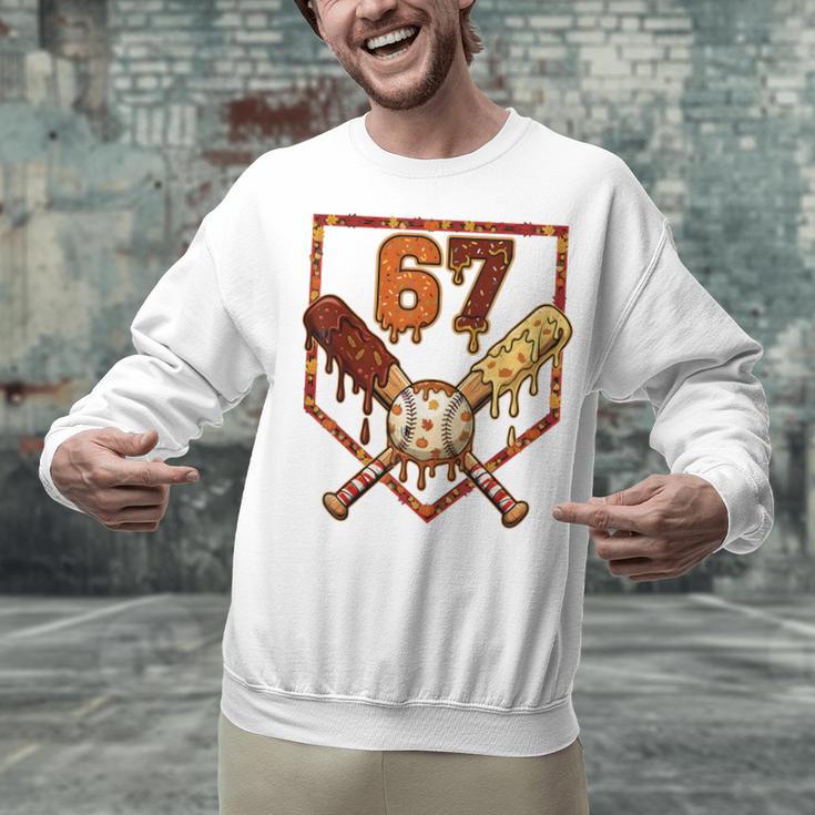 67 Baseball Drip Thanksgiving Six Seven Boys Teens Kids Unisex Sweatshirt 67 Baseball Drip Thanksgiving Six Seven Boys Teens Kids Unisex Sweatshirt