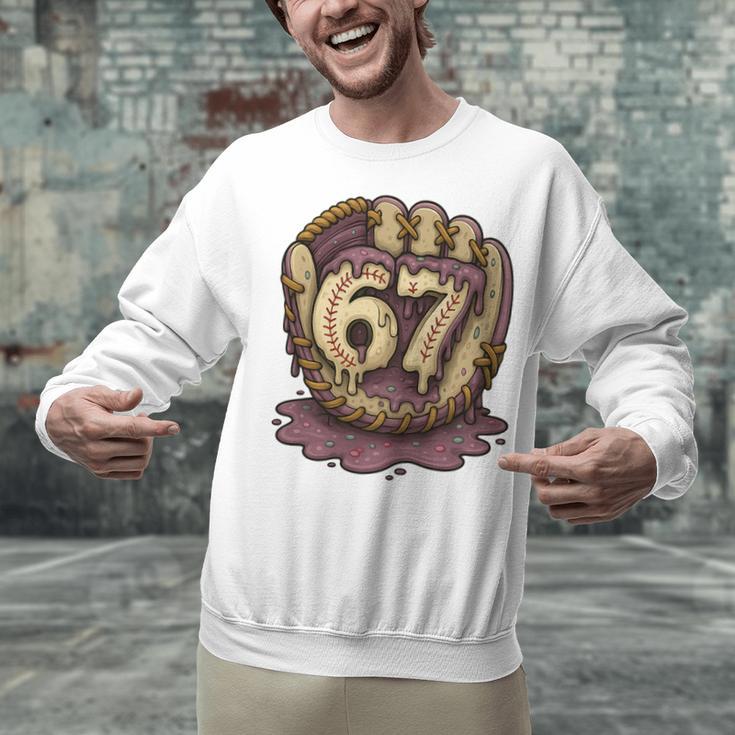 67 Ice Cream Drip Six Seven Baseball Premium Tri-Blend Unisex Sweatshirt 67 Ice Cream Drip Six Seven Baseball Premium Tri-Blend Unisex Sweatshirt