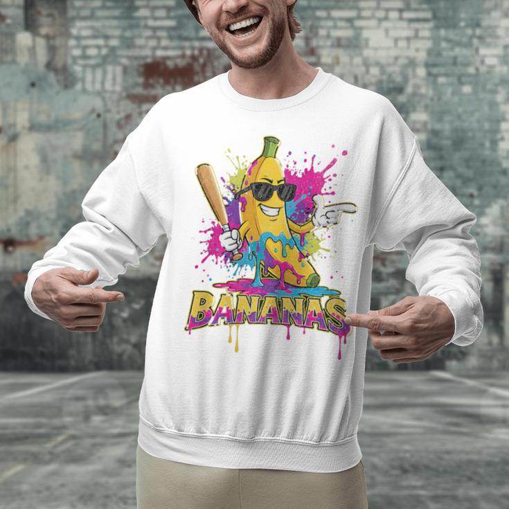 Baseball Banana Splatter Sports Kids Teens Premium Tri-Blend Unisex Sweatshirt Baseball Banana Splatter Sports Kids Teens Premium Tri-Blend Unisex Sweatshirt