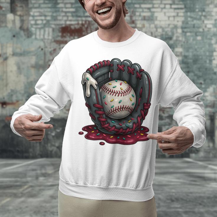Baseball Drip Team For Boys And Girls Ice Cream Cool Premium Tri-Blend Unisex Sweatshirt