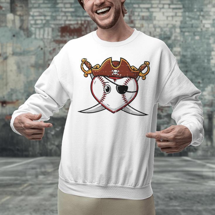 Baseball Heart Pirate Hat Crossed Swords Men Boys Kids Youth Premium Tri-Blend Unisex Sweatshirt Baseball Heart Pirate Hat Crossed Swords Men Boys Kids Youth Premium Tri-Blend Unisex Sweatshirt
