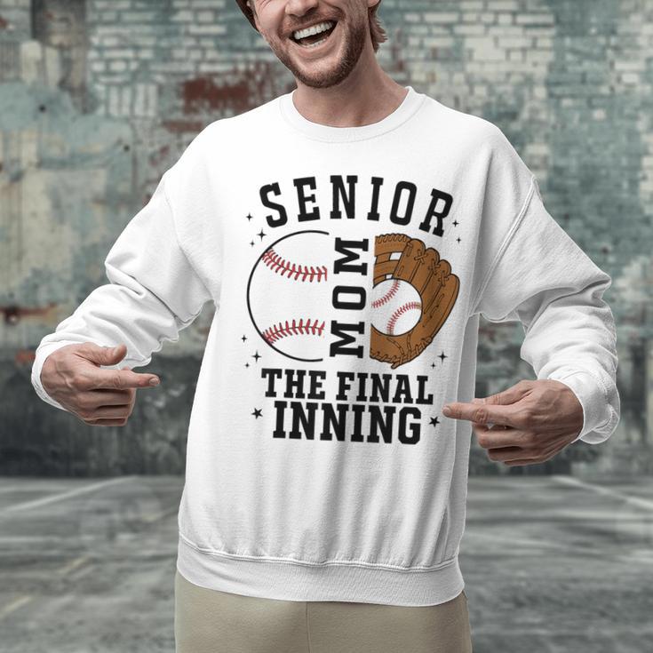 Baseball Senior Mom 2026 The Final Inning Unisex Sweatshirt