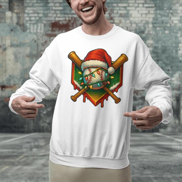 Baseball Xmas Christmas Baseball Ice Cream Drip Boys Unisex Sweatshirt Baseball Xmas Christmas Baseball Ice Cream Drip Boys Unisex Sweatshirt
