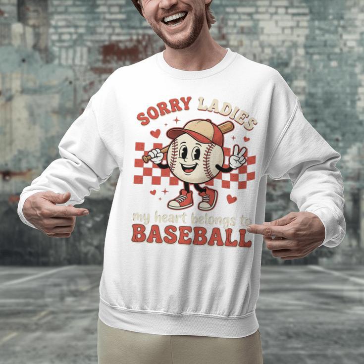 Boys & Women Men Baseball Valentine With Hearts Sporty Love Unisex Sweatshirt Boys & Women Men Baseball Valentine With Hearts Sporty Love Unisex Sweatshirt