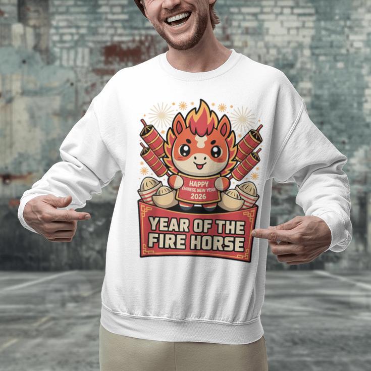 Chinese New Year 2026 Fire Horse Celebration Raglan Baseball Tee Unisex Sweatshirt Chinese New Year 2026 Fire Horse Celebration Raglan Baseball Tee Unisex Sweatshirt