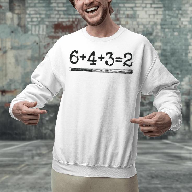 Double Play 6 4 3 2 Vintage Baseball Math Softball Player Premium Tri-Blend Unisex Sweatshirt Double Play 6 4 3 2 Vintage Baseball Math Softball Player Premium Tri-Blend Unisex Sweatshirt