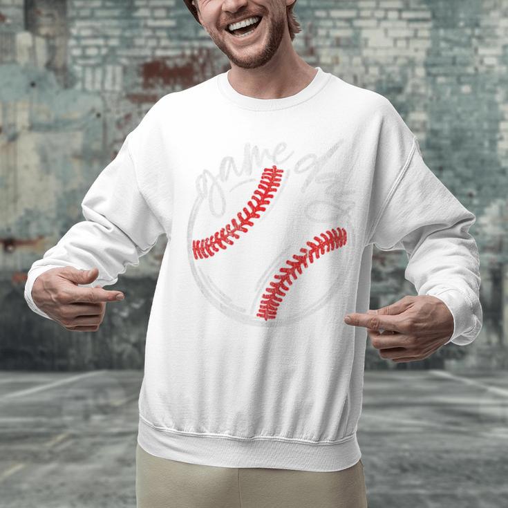 Game Day Baseball Baseball Lovers Softball Life Mom Premium Tri-Blend Unisex Sweatshirt