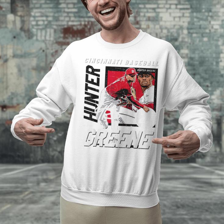 Hunter Greene Cincinnati MLB Baseball Players MLBHGR203M Unisex Sweatshirt Hunter Greene Cincinnati MLB Baseball Players MLBHGR203M Unisex Sweatshirt
