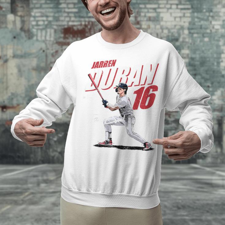 Jarren Duran Boston MLB Baseball Players MLBJDU204M Unisex Sweatshirt