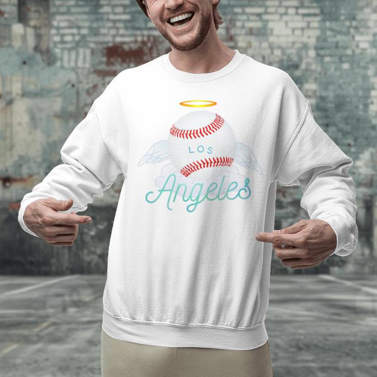 Los Angeles Angel Ball Tshirt Cool Baseball Team Premium Tri-Blend Unisex Sweatshirt Los Angeles Angel Ball Tshirt Cool Baseball Team Premium Tri-Blend Unisex Sweatshirt