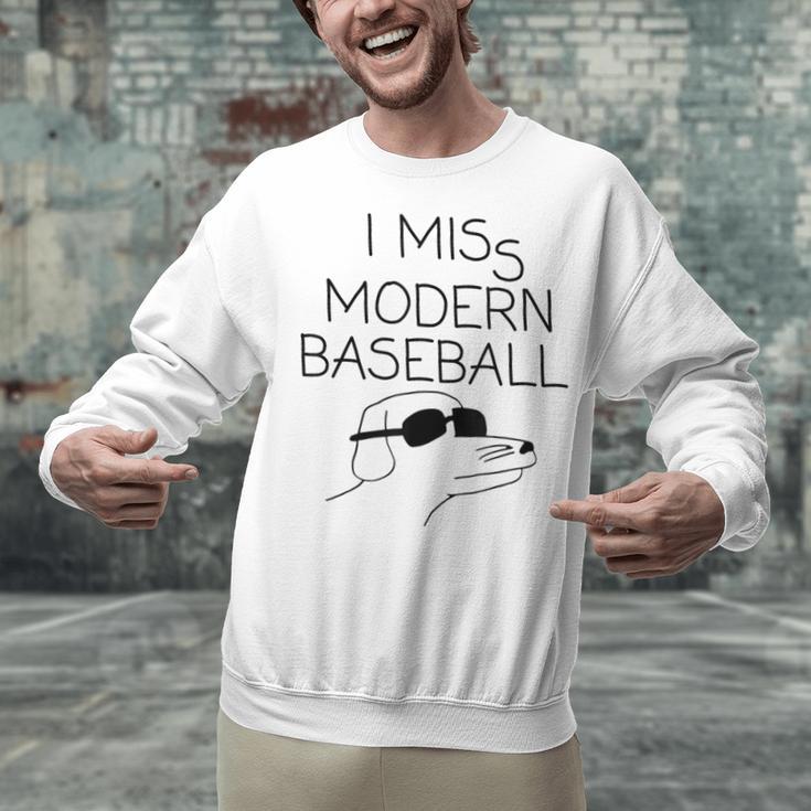 I Miss Modern Baseball Vintage Baseball Meme Tee Unisex Sweatshirt I Miss Modern Baseball Vintage Baseball Meme Tee Unisex Sweatshirt